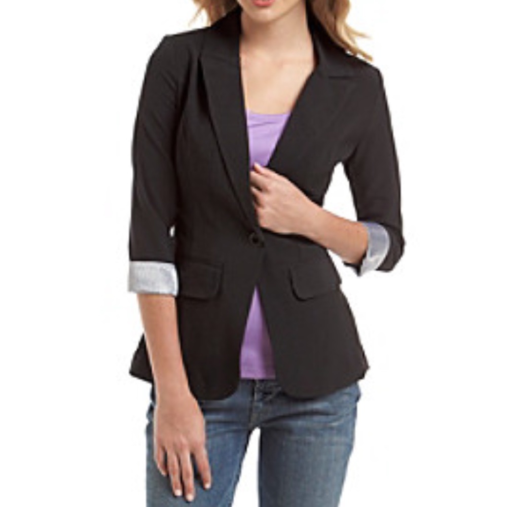 Black IZ Buyer Woman's/Juniors Blazer